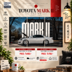 Toyota Mark II 3 Part PVC Wallboard Set
