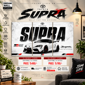 Toyota Supra 3 Part PVC Wallboard Set