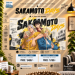 Sakamoto Days – Ordinary Days 3 Part PVC Wallboard Set