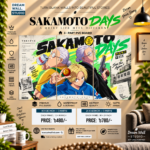 Sakamoto Days 3 Part PVC Wallboard Set