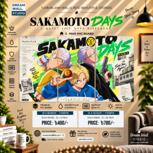 Sakamoto Days 3 Part PVC Wallboard Set