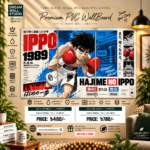 Hajime no Ippo 3 Part PVC Wallboard Set
