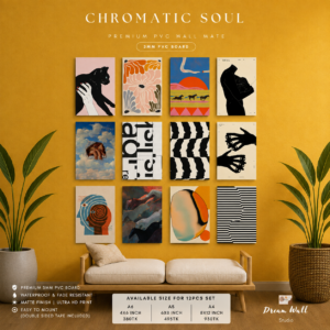 Chromatic Soul 12 Pcs PVC Wallmate set