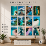 Island Solitude 12 Pcs PVC Wallmate set
