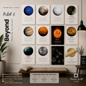 Orbit & Beyond 12 Pcs PVC Wallmate set