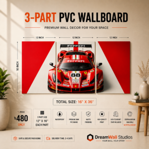 Ferrari Racing 88 3 Part PVC Wallboard Set