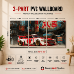 Nissan Retro Racer 3 Part PVC Wallboard Set