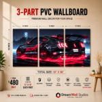 Mustang Neon Night 3 Part PVC Wallboard Set