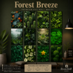 Forest Breeze 12 Pcs PVC Wallmate set – nature wall decor