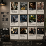 Capture the Scene 12 Pcs PVC Wallmate set – movie wall decor