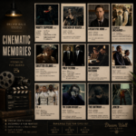 Cinematic Memories 12 Pcs PVC Wallmate set – movie wall decor