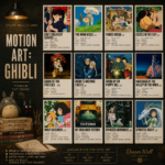 Motion Art: Ghibli 12 Pcs PVC Wallmate set – Studio Ghibli wall decor