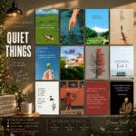 Quiet Things 12 Pcs PVC Wallmate set – minimal wall decor