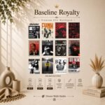 Baseline Royalty 12 Pcs PVC Wallmate set – hip-hop wall decor