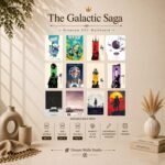 The Galactic Saga 12 Pcs PVC Wallmate set – Star Wars wall decor