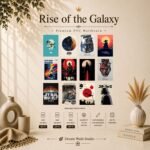 Rise of the Galaxy 12 Pcs PVC Wallmate set – Star Wars wall decor