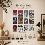 The Visual Script 12 Pcs PVC Wallmate set – movie wall decor