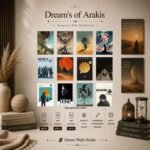 Dream's of Arakis 12 Pcs PVC Wallmate set – Dune wall decor