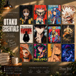 Otaku Essentials 12 Pcs PVC Wallmate set – anime wall decor