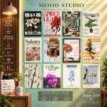 Mood Studio 12 Pcs PVC Wallmate set – aesthetic wall decor