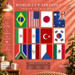 World Cup Edition 1 12 Pcs PVC Wallmate set – World Cup wall decor