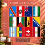 World Cup Edition 2 12 Pcs PVC Wallmate set – World Cup wall decor