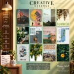Creative Essence 12 Pcs PVC Wallmate set – travel art wall decor