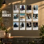 Reel Moments 12 Pcs PVC Wallmate set – movie wall decor