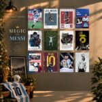 Megic of Messi 12 Pcs PVC Wallmate set – Messi wall decor