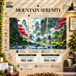 Mountain Serenity 3 Part PVC Wallboard Set