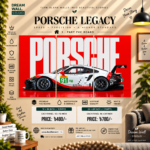 Porsche Legacy 3 Part PVC Wallboard Set