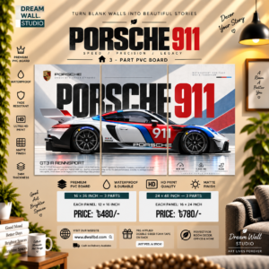 Porsche 911 Speed Legend 3 Part PVC Wallboard Set
