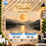 Golden Tranquility 3 Part PVC Wallboard Set
