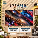 Cosmic Horizons Galaxy 3 Part PVC Wallboard Set