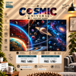 Cosmic Universe 3 Part PVC Wallboard Set