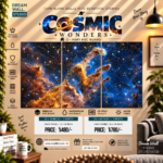 Cosmic Wonders 3 Part PVC Wallboard Set