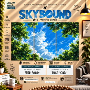 Skybound 3 Part PVC Wallboard Set