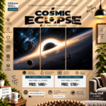 Cosmic Eclipse 3 Part PVC Wallboard Set