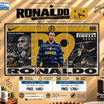 Ronaldo R9 Inter Milan 3 Part PVC Wallboard Set