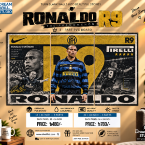 Ronaldo R9 Inter Milan 3 Part PVC Wallboard Set