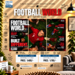 Cristiano Ronaldo Football World 3 Part PVC Wallboard Set