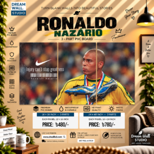 Ronaldo Nazário Brazil 3 Part PVC Wallboard Set