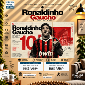 Ronaldinho Gaúcho 3 Part PVC Wallboard Set