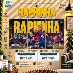 Raphinha 3 Part PVC Wallboard Set