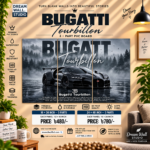 Bugatti Tourbillon 3 Part PVC Wallboard Set