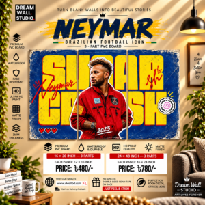 Neymar Super Crack 3 Part PVC Wallboard Set