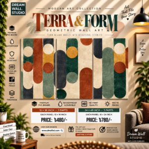 Terra & Form Arches 3 Part PVC Wallboard Set