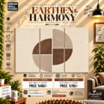 Earthen Harmony 3 Part PVC Wallboard Set