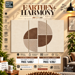 Earthen Harmony 3 Part PVC Wallboard Set