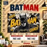 Batman The Dark Knight Comic 3 Part PVC Wallboard Set